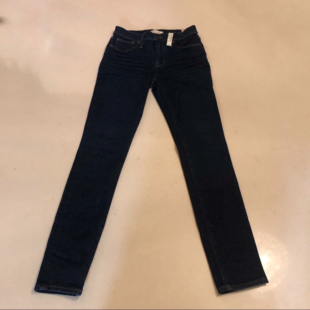 New- Madewell 9” Mid-rise Skinny Jeans, Size W25 - Picture 2 of 16